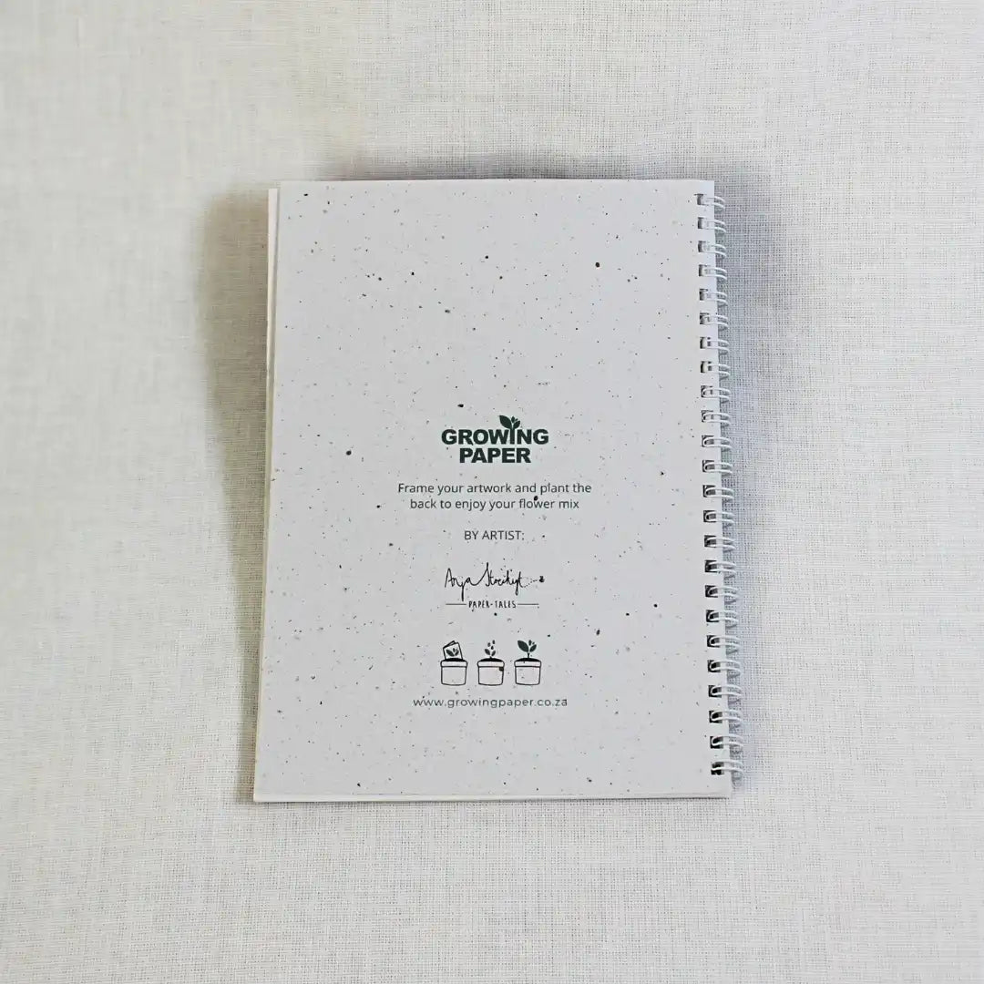 Seed paper notebook - You are awesome - Self-care Sanctuary