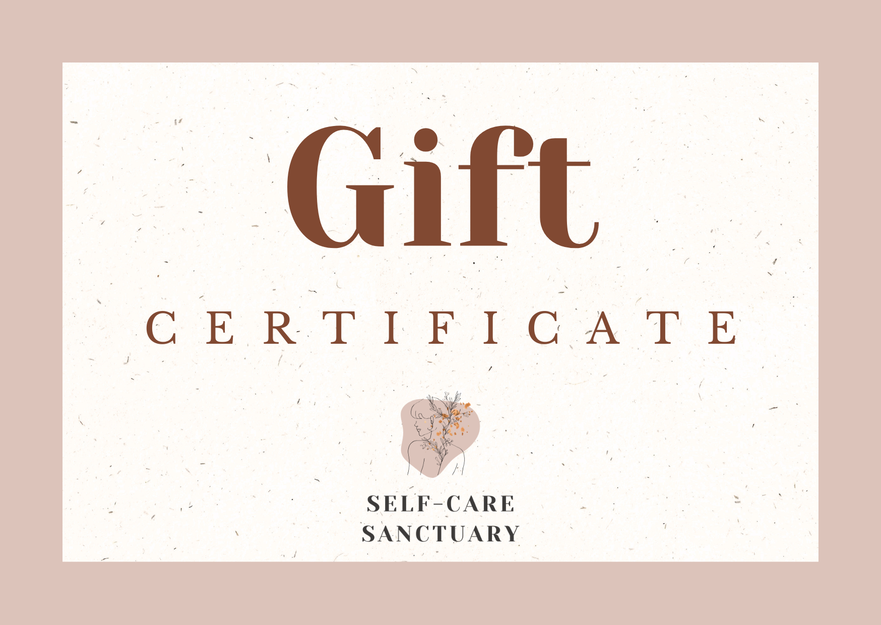 Self-care Sanctuary gift certificate - Self-care Sanctuary