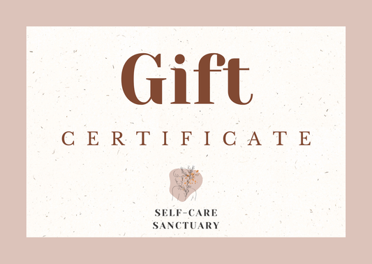 Self-care Sanctuary gift certificate - Self-care Sanctuary