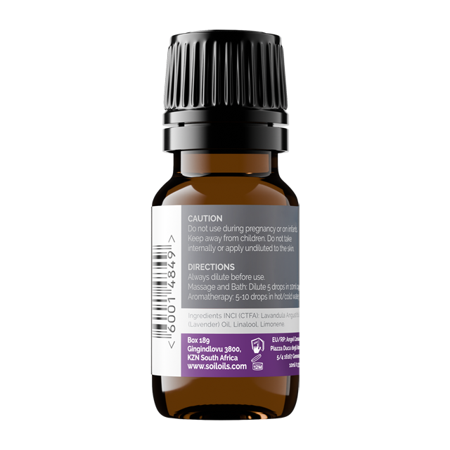 SOiL Lavender Essential Oil 10ml - Self-care Sanctuary
